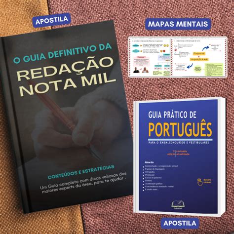 Apostilas E Mapas Mentais De Portugu S Para Concursos Enem E