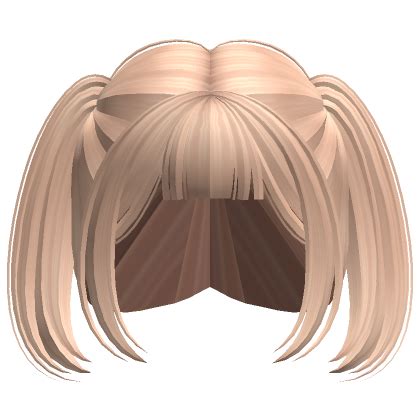 Short Anime Puffy Pigtails Blonde Roblox