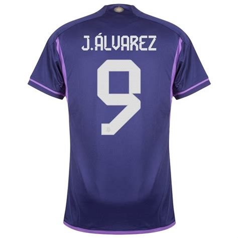 MAILLOT ARGENTINE 3 ETOILES EXTERIEUR 2022 2023 J ALVAREZ