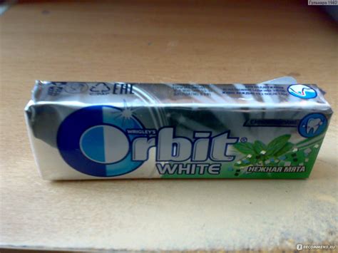 Жевательная резинка Orbit White Нежная мята - «нравится» | отзывы