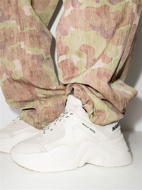 Naked Wolfe Track Chunky Sneakers White Farfetch