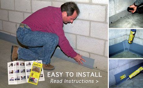 DIY Basement Waterproofing - SealOnce Basement System - Easy ...