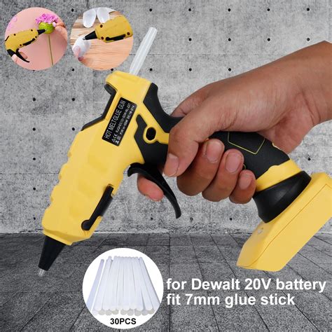 Cordless Hot Melt Glue For Makita Dewalt Milwaukee V V Battery With Sti Tools