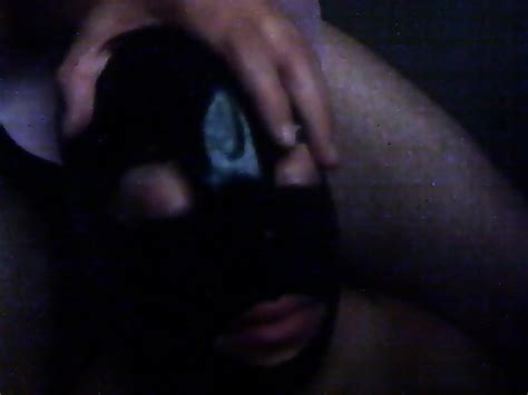 Amateur Latex Mask Blowjob BJ Cat