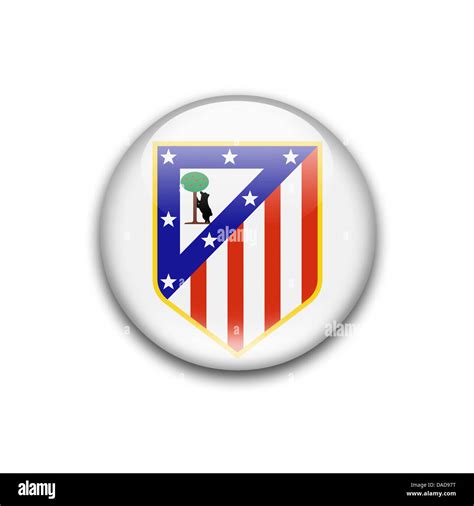 Atletico Madrid logo symbol icon flag emblem Stock Photo - Alamy