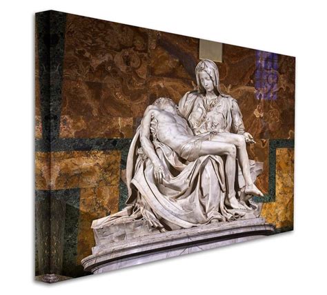 Michelangelo Pieta 1499 Canvas Gallery Wrapped Giclee Etsy