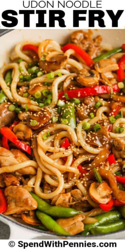 Chicken Udon Stir Fry Spend With Pennies