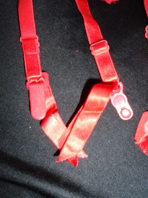 Sexy Red Lace Nylon Vintage Women S Lingerie Teddy W Garters S Ebay