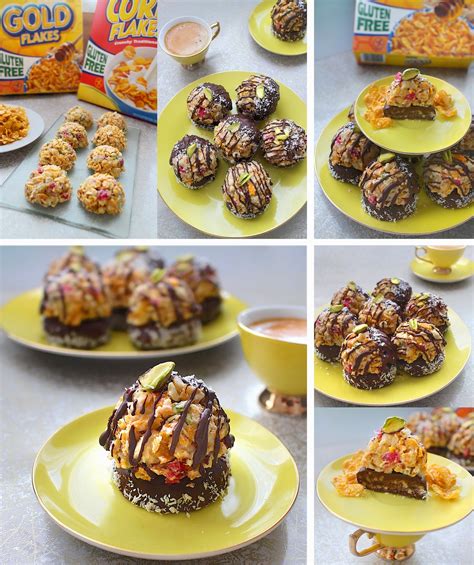 Опитайте ...: Шоколадово канапе с корнфлейкс /gluten free/