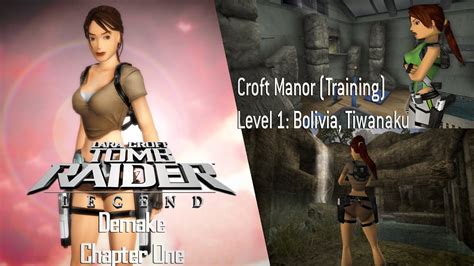 Tomb Raider Legend Demake Chapter One Croft Manor Training