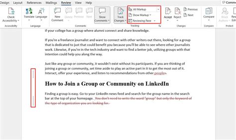 How to Use the Track Changes Tool in Microsoft Word