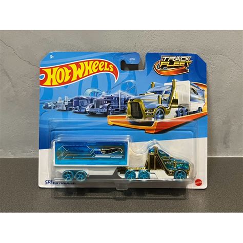 Hot Wheels Track Fleet 風火輪 Speed Hauler 原創車 拖車 蝦皮購物