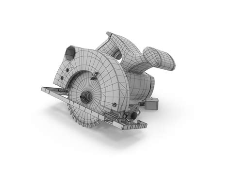 Circular Saw 3d Model 7 3ds Dae Fbx Max Obj Stl Free3d