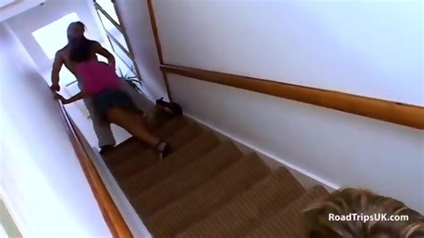 Dark Skinned Babe Assfucked By Different White Cocks