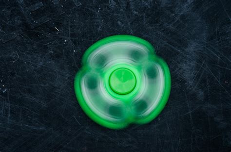 Green Fidget Spinner · Free Stock Photo