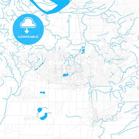 abbotsford canada vector map water focus hebstreits