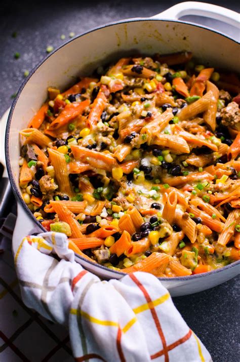 Healthy Taco Pasta