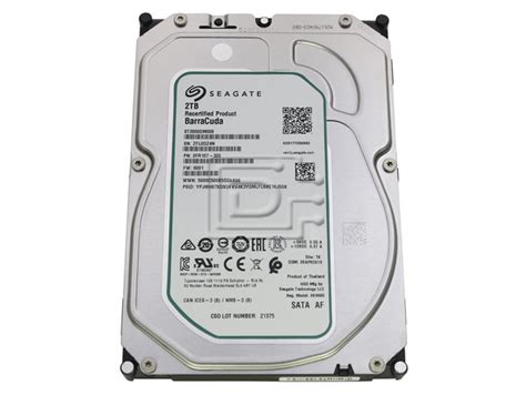 Seagate Barracuda ST2000DM008 2TB 3.5" 6Gbps 7.2K RPM 512e SATA Hard Drive