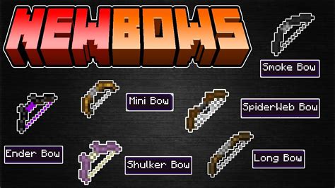 Newbows Addon V Para Minecraft Bedrock Nuevos Arcos Youtube