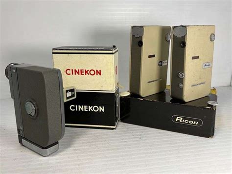 Three Japanese Movie Cameras Bid Assets Online Auctions