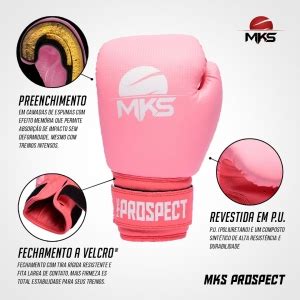 Luva De Boxe MKS New Prospect Color Block Maior Marca De Boxe E Artes