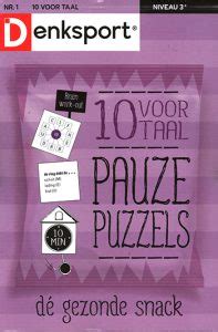 Denksport 10 Voor Taal Pauze Puzzels 01 2022 Online Bestellen Bij Aboland