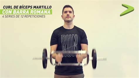 Curl De Bíceps Con Barra Romana Youtube