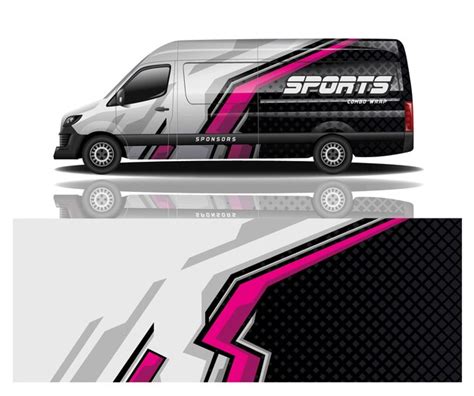 Premium Vector | Van decal wrap design