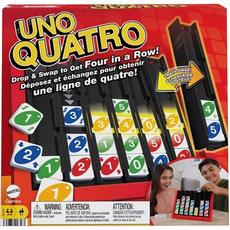 Joguinho De Quatro - UNO Quatro Mattel ? O Desafio de Conectar e Vencer