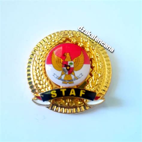 Pin Staf Perangkat Desa Lencana Staf Desa Magnet Lazada Indonesia