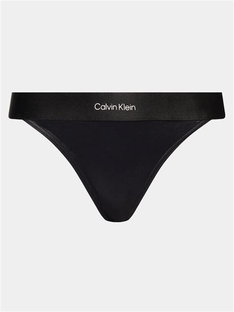 Calvin Klein Swimwear Bikini Unterteil KW0KW02361 Schwarz Modivo At