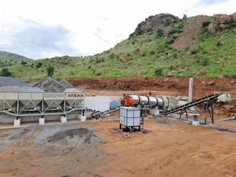 Kesar Asphalt Drum Mix Type Hot Mix Plant For Road Construction Capacity 120 Tons Hour At Rs