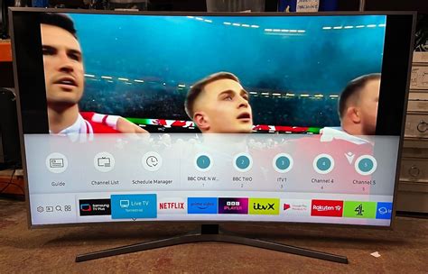 Samsung Ue Mu Smart K Ultra Hd Hdr Curved Led Tv Cs W Ebay