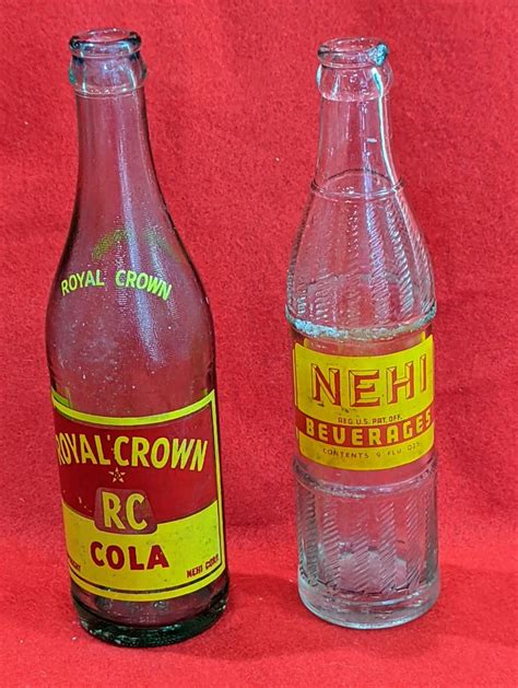 RC Cola and Nehi Collectible Soda Bottles