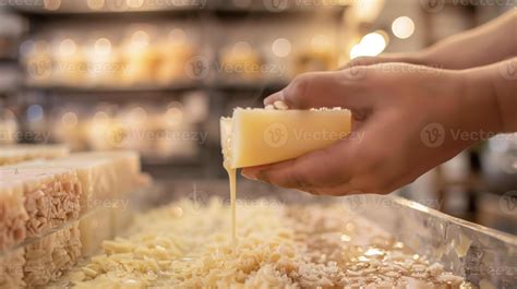 A Closeup Of A Hand Pouring Hot Wax Into A Mold Creating A Unique And Intricate Candle Design