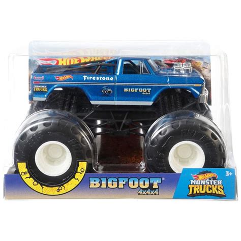 ᐉ Машинка внедорожник Hot Wheels Monster Trucks Оversized Bigfoot FYJ83 37