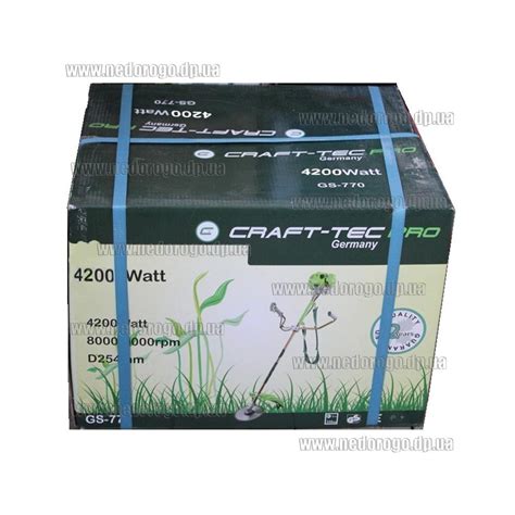Мотокоса Craft-Tec GS-770 Pro (4200 Вт), триммер бензо, бензокоса ...