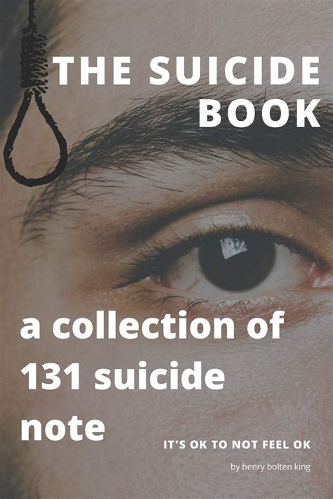 THE SUICIDE BOOK: real suicide notes, collection of 131 suicide note ...