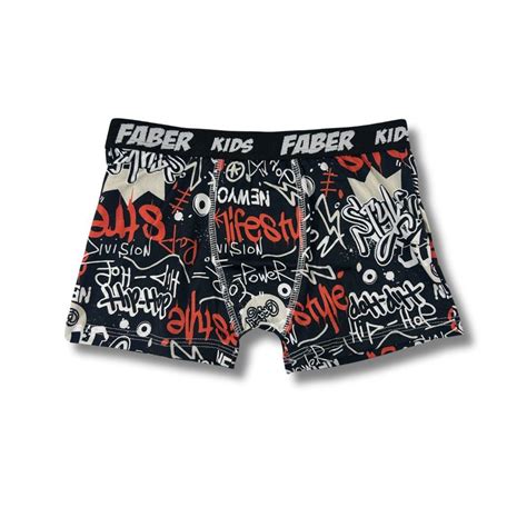 Kit c 3 Cueca Infantil Boxer Desenhos Sortidos Faber Galé Lingerie Calcinhas sutiãs