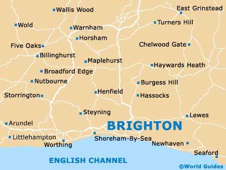 brighton maps  orientation brighton east sussex england