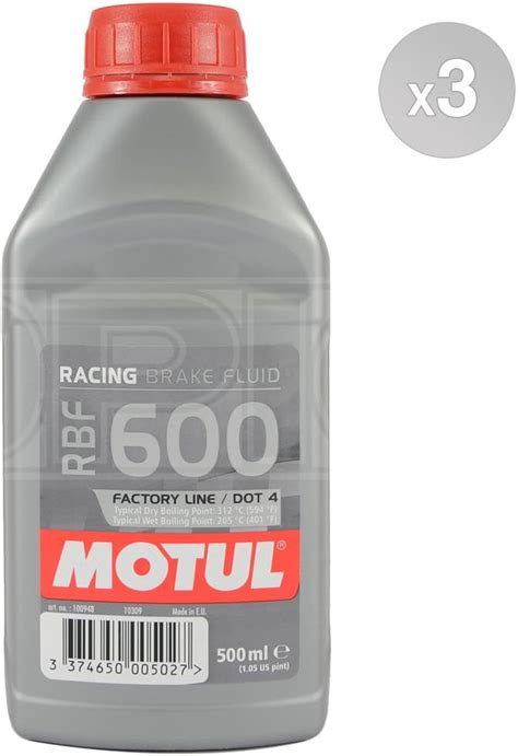 Motul Rbf Factory Line Racing Fully Synthetic Dot Brake Fluid