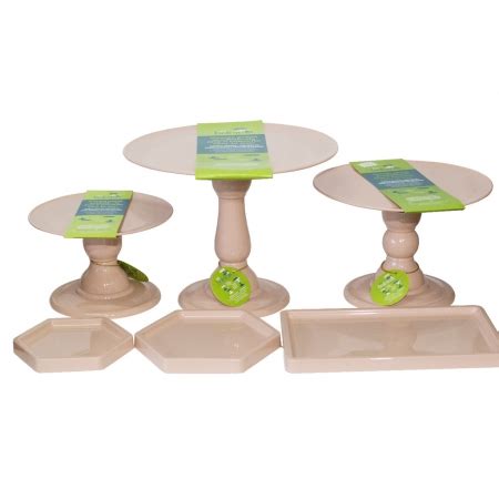 CONJUNTO BOLEIRA E BANDEJA 9PEÇAS NUDE SÓ BOLEIRAS