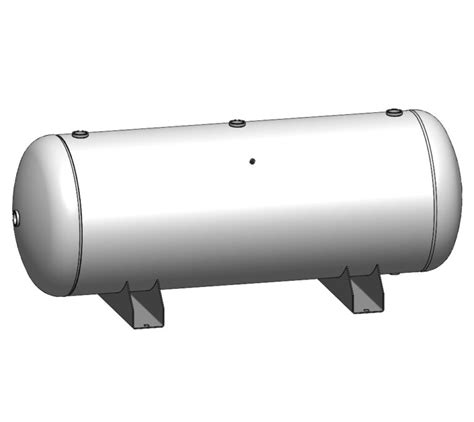 240 Gallon 200 PSI Horizontal Air Tank With Saddle By Morganton