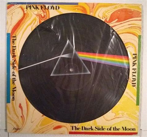 Pink Floyd Dark Side Of The Moon Picture Disc Vinyl Record 1978 Press