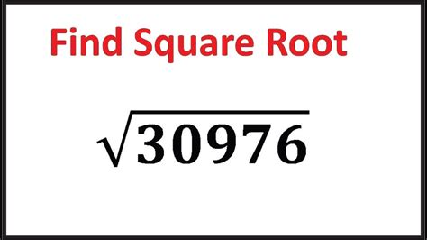 Finding Square Root By Division Method Square Root Of 5 Digit Number