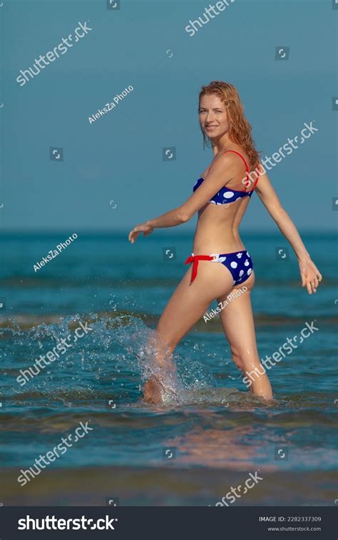 Beautiful Woman Sexy Bikini On Beach Stock Photo 2282337309 Shutterstock