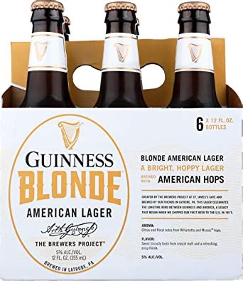 Amazon Guinness Blonde Lager Pk Fl Oz Grocery Gourmet Food