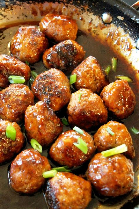Teriyaki Meatballs Creole Contessa