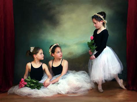 Three Ballerinas Photograph by Sharon Forbes - Fine Art America