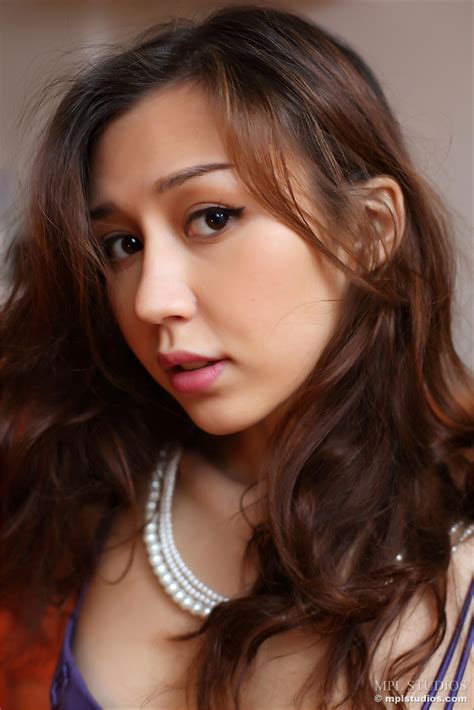 Teen Cutie Sakura Wearing Nothing But Purple Stockings Porn Pictures